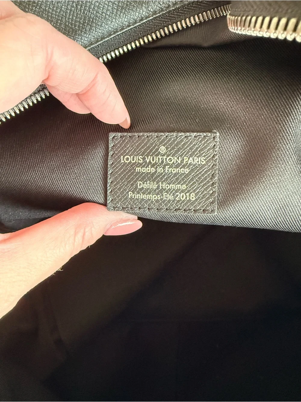 Louis Vuitton Men's Black Taiga Leather Apollo Limited Edition Backpack